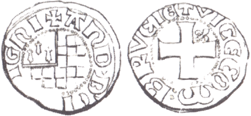 Denier d'André de Chauvigny pour Brosse