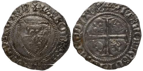 Blanc guénar, émissions des 8 et 10 avril 1419