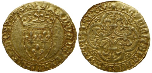 Ecu d'or, 1er type, 4ème émission, août 1426
