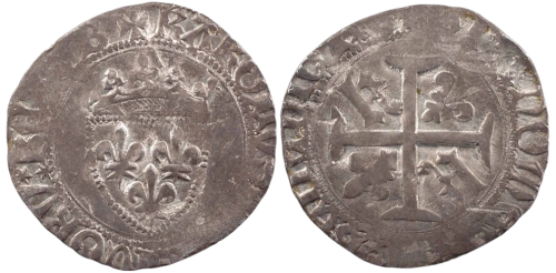 Blanc à l’écu, 1er novembre 1422