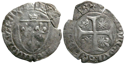Blanc à la couronnelle, 21 janvier 1423