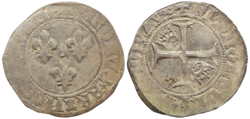 Petit blanc aux trois lis, 1ère émission, 4 novembre 1423
