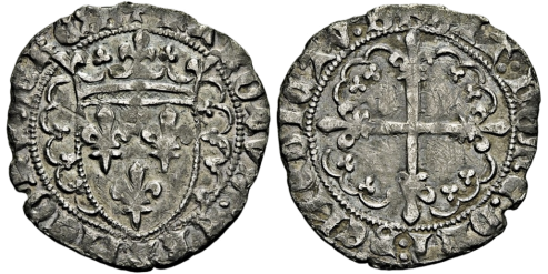 Blanc dentillé, 1ère émission, 5 avril 1431