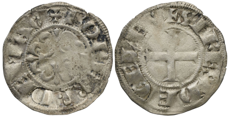 Denier de Robert de Courtenay