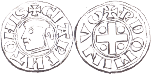 Denier de Renaud de Montfaucon