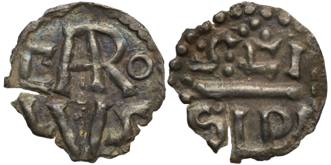 Denier de Charlemagne pour Saint-Sulpice de Bourges