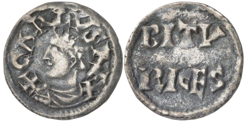 Denier au buste de Charles le Chauve