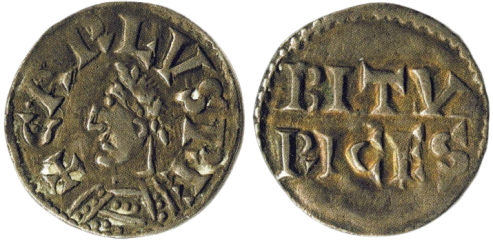Denier au buste de Charles le Chauve