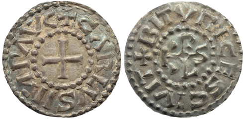 Denier de Charles le Chauve empereur
