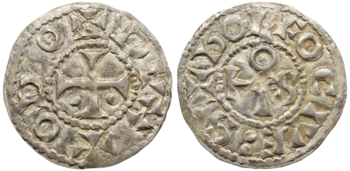 Denier au monogramme de Eudes l'Ancien