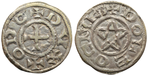 Denier au pentalpha de Eudes l'Ancien