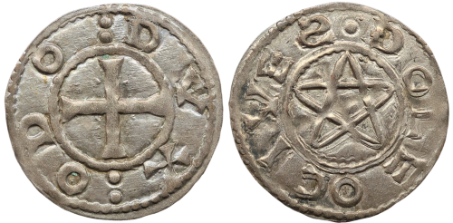 Denier au pentalpha de Eudes l'Ancien