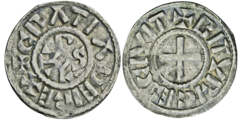 Denier GRATIA DEI REX
