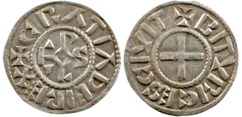 Denier GRATIA DEI REX