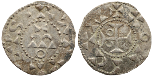 Denier de Raoul II d'Issoudun