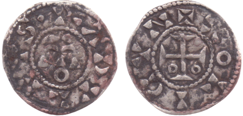 Denier de Raoul II d'Issoudun