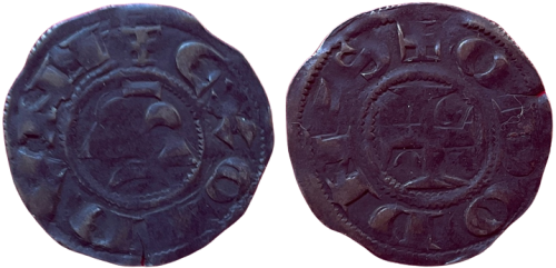 Denier de Eudes III d'Issoudun