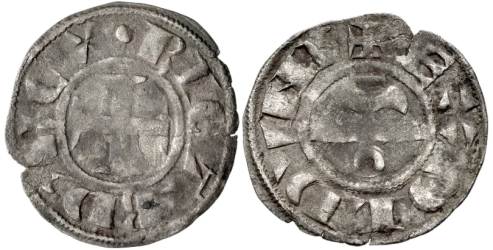 Denier de Richard Coeur de Lion pour Issoudun