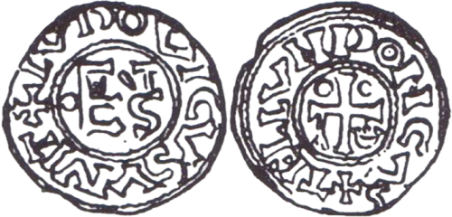 Denier de Louis VI pour Dun-le-Roi