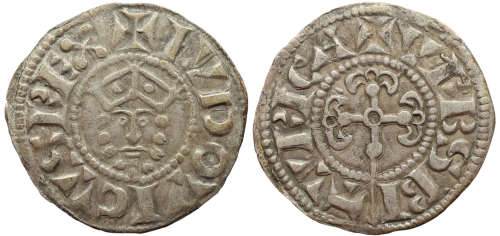 Denier de Louis VII pour Bourges