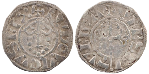 Denier de Louis VII pour Bourges