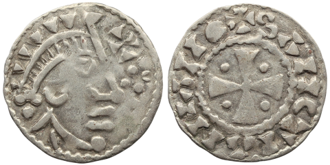 Denier de Saint-Aignan au type bléso-chartrain