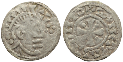 Denier de Saint-Aignan au type bléso-chartrain