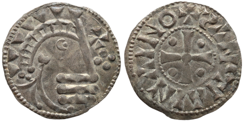 Denier de Saint-Aignan au type bléso-chartrain