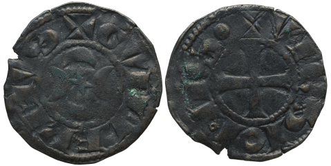 Denier de Guillaume II de Vierzon