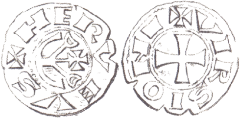 Denier de Hervé II de Vierzon